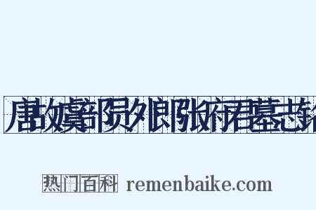 唐故虞部员外郎张府君墓志铭是什么意思的图片